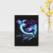 Carte Dragonfly Suicide Prévention Sensibilisation Guerr (Fleur jaune)