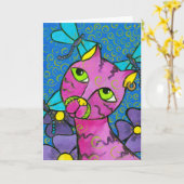 Carte DragonflyCat (Fleur jaune)