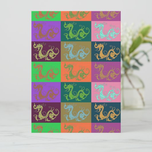 Carte Dragons (Debout devant)