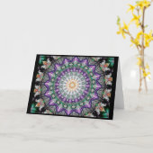 Carte Dragons chinois (Fleur jaune)