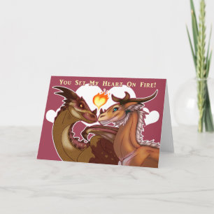 Carte Dragons de la Saint-Valentin