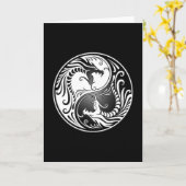 Carte Dragons de Yin Yang (Fleur jaune)