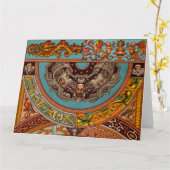 Carte Dragons & Gargoyles Big Grey Card (Fleur jaune)