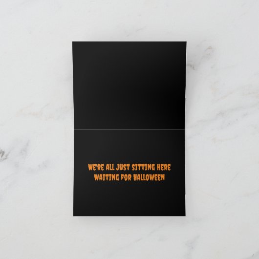 Carte Dragons-sorcières-créatures et goules Halloween (Intérieur)