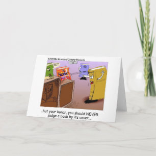 Carte Drame de salle d'audience littéraire Dons amusants