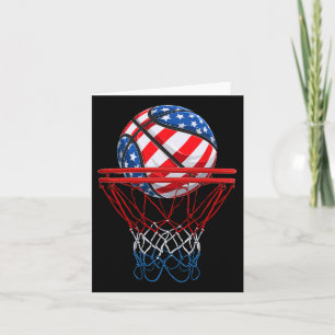 Carte Drapeau 4 juillet American Patriotic Bysketbyll Us