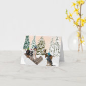 Carte Drapeau à capuchon (Fleur jaune)