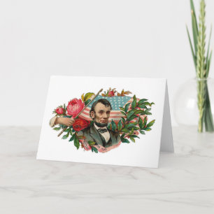 Carte Drapeau Abe Lincoln Garland