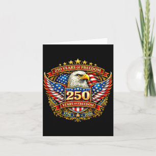 Carte Drapeau Aigle 250 Ans Aigle 1776-2026 Drapeau 250e