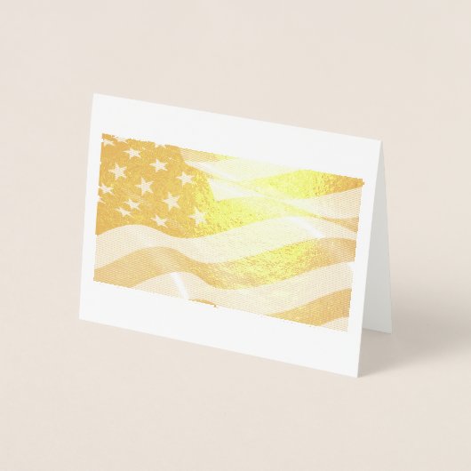 Carte drapeau américain (Devant)