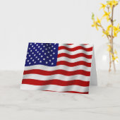 Carte Drapeau américain (Fleur jaune)