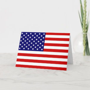 Carte Drapeau américain