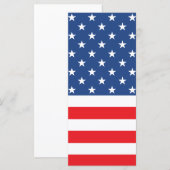 Carte Drapeau américain (Devant / Derrière)