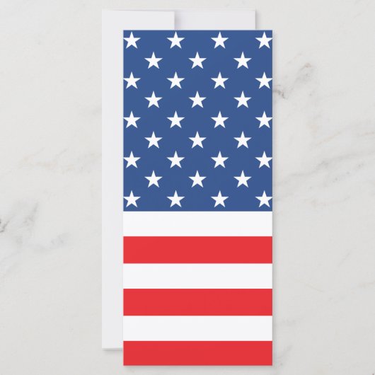 Carte Drapeau américain (Devant)