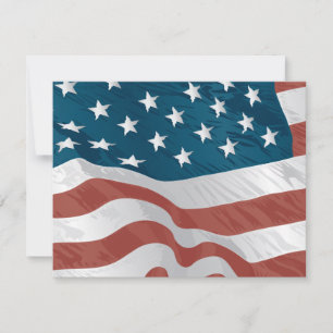 Carte Drapeau américain