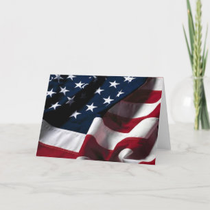 Carte Drapeau américain