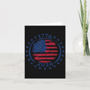Carte Drapeau américain 1776-2026 USA 250e anniversaire