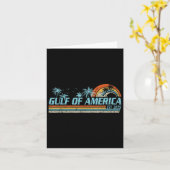 Carte Drapeau Américain 2025 Golfe Du Mexique (Fleur jaune)