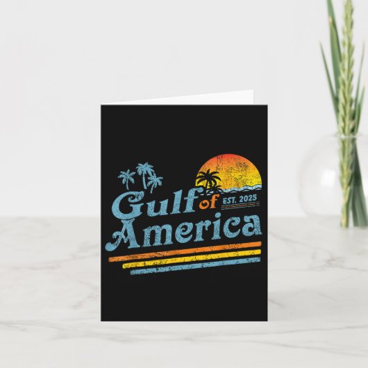 Carte Drapeau Américain 2025 Golfe M (Devant)