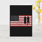 Carte Drapeau Américain Boxe Boxe Cadeau Hommes Femmes (Fleur jaune)