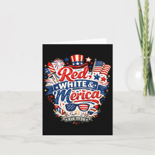 Carte Drapeau américain d'Amérique Usa Fête patriotique
