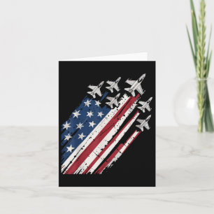 Carte Drapeau américain de la Force aérienne Patriotique