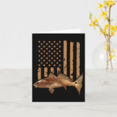 Carte Drapeau américain de pêche du sébaste Drapeau roug (Fleur jaune)