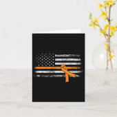 Carte Drapeau américain de sensibilisation (Fleur jaune)
