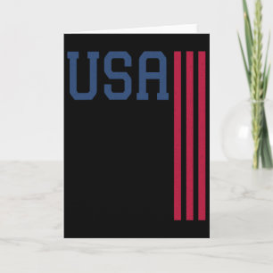 Carte Drapeau américain du 4 juillet aux États-Unis 