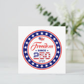 Carte Drapeau américain du 4 juillet pour le 250e annive (Debout devant)
