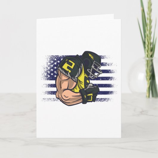 Carte Drapeau américain Fan Jersey Shirt USA (Devant)