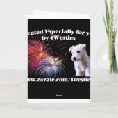 Carte Drapeau américain, feux d'artifice et statue de la (Dos)