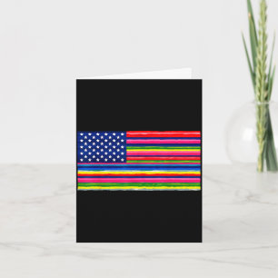 Carte Drapeau américain mexicain serape cinco de mayo po