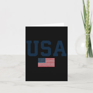 Carte Drapeau américain patriotique américain 4 juillet