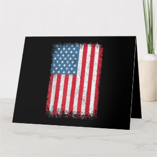 Carte Drapeau Américain Patriotique Pour Hommes Femmes E