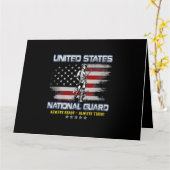 Carte Drapeau américain toujours prêt (Fleur jaune)