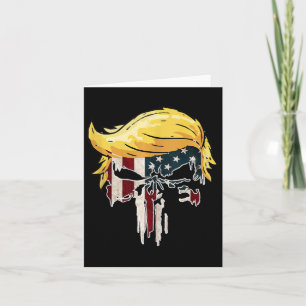 Carte Drapeau Américain Trump 2024 Deuxième Mandat Rééle