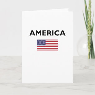 Carte Drapeau américain USA Amérique Couleur claire Vier