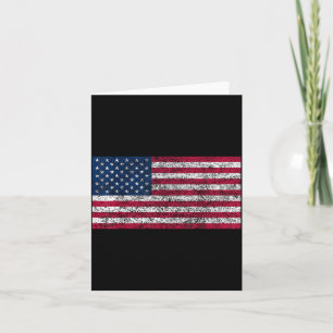 Carte Drapeau américain USA noir pour hommes et femmes e
