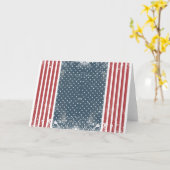 Carte drapeau américain vertical (Fleur jaune)