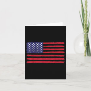 Carte Drapeau américain vintage Memorial Day vétérans