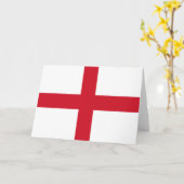 Carte Drapeau anglais (Angleterre) (Fleur jaune)