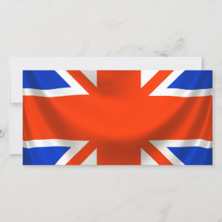 Carte drapeau anglais carré