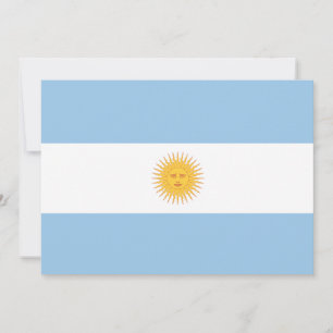 Carte Drapeau Argentine