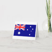 Carte Drapeau australien (Devant)