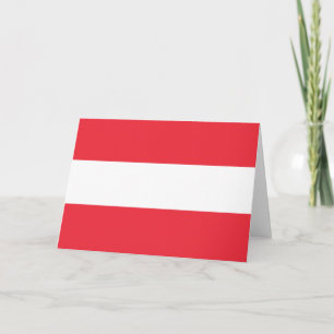 Carte drapeau autrichien (Autriche)