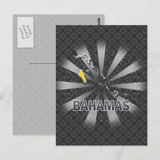 Carte Drapeau Bahamas 2.0 (Devant / Derrière)