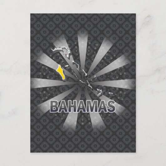 Carte Drapeau Bahamas 2.0 (Devant)