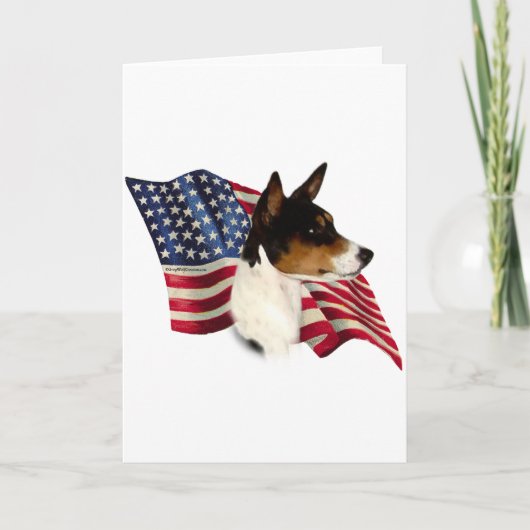 Carte Drapeau Basenji (Devant)