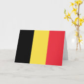 Carte Drapeau belge (Fleur jaune)